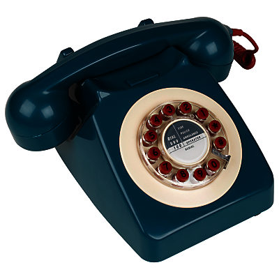 Wild & Wolf 746 1960s Corded Telephone Petrol